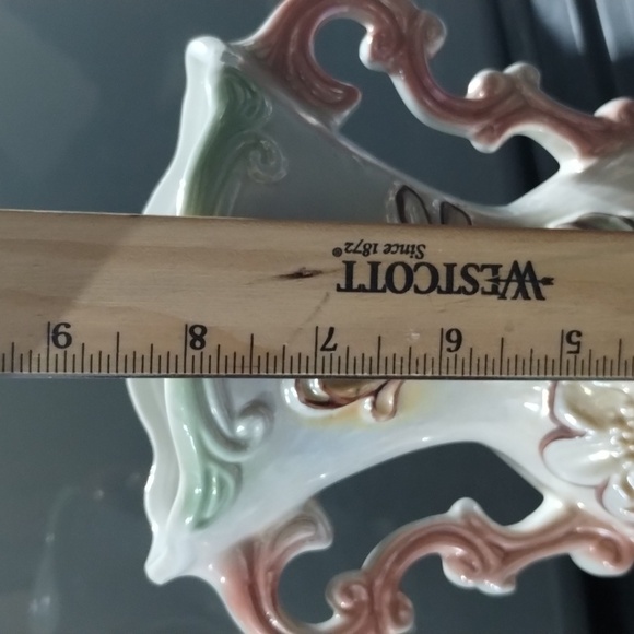 Made in Brazil Ceramic  Pottery lustreware lusterware vintage vase 8" - Picture 10 of 10